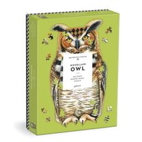 Mackenzie-Childs Woodland Owl 250 Piece Shaped Wood Puzzle