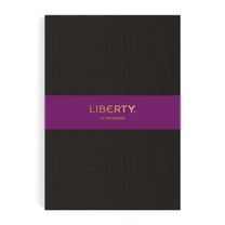 Liberty Black Tudor A5 Embossed Journal