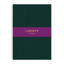 Liberty Dark Green Tudor A5 Embossed Journal
