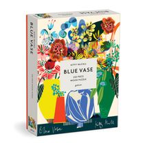 Kitty Mccall Blue Vase 250 Piece Wood Puzzle