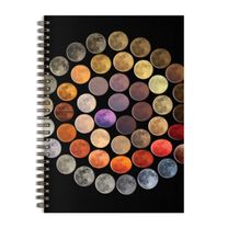 Colors of the Moon Wire-O Journal