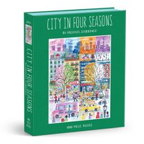 Michael Storrings City in Four Seasons 1000 Piece Book Puzzle