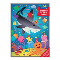 Shark Party Greeting Card Puzzle