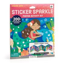 Mermaid Magic Sticker Sparkle Poster Activity Kit