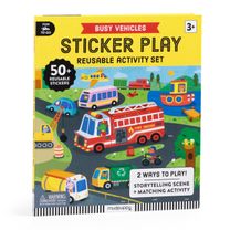 Busy Vehicles Sticker Play Reusable Activity Kit