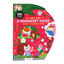 My Very Own Strawberry House Sticker + Coloring Book