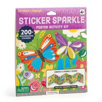 Butterfly Garden Sticker Sparkle Poster Activity Kit