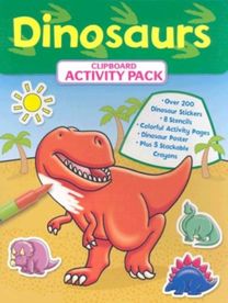Clip Board Activity Kit Dinosaurs