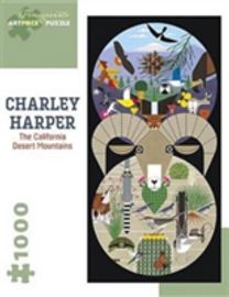 Charley Harper the California Desert Mountains 1000-Piece Jigsaw Puzzle
