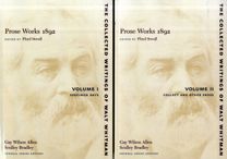 Prose Works 1892: Volumes I and Ii