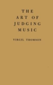 Art of Judging Music