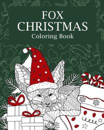 Fox Christmas Coloring Book