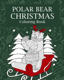 Polar Bear Christmas Coloring Book