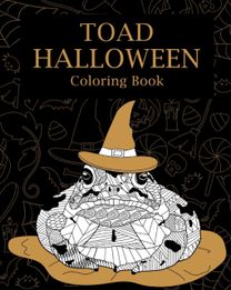 Toad Halloween Coloring Book
