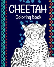 Cheetah Coloring Book