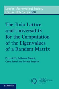 Toda Lattice and Universality for the Computation of the Eigenvalues of a Random Matrix