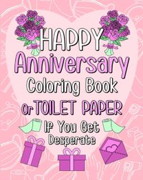 Happy Anniversary Coloring Book