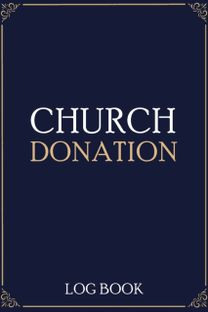 Church Donation Log Book