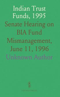 Indian Trust Funds, 1995
