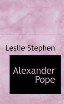 Alexander Pope Alexander Pope