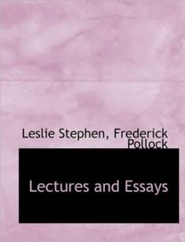 Lectures and Essays Lectures and Essays