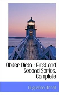 Obiter Dicta
