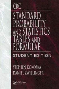 Crc Standard Probability and Statistics Tables and Formulae, Student Edition