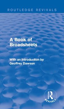 Book of Broadsheets (Routledge Revivals)