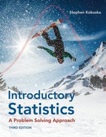 Introductory Statistics: a Problem-Solving Approach