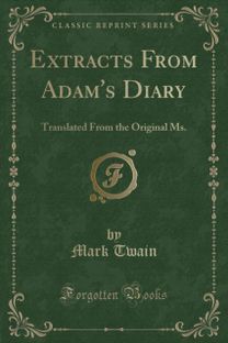 Extracts from Adam's Diary
