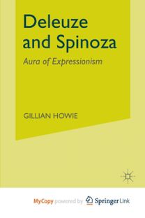 Deleuze and Spinoza