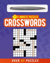 5-Minute Crosswords (includes ball-point pen)