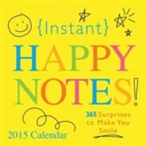 2015 Instant Happy Notes Boxed Calendar