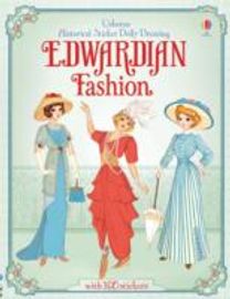 Historical Sticker Dolly Dressing Edwardian Fashion