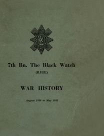 WAR HISTORY OF THE 7th Bn THE BLACK WATCH