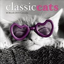 Classic Cats 2018 Mini Wall Calendar