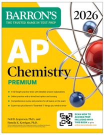 AP Chemistry Premium, 2026: Prep Book with 6 Practice Tests + Comprehensive Review + Online Practice