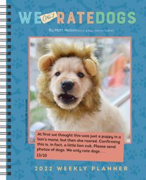 Weonlyratedogs 2022 Weekly Planner Calendar