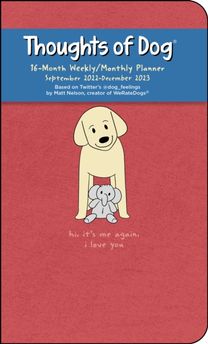 Thoughts of Dog 16-Month 2022-2023 Weekly/monthly Planner Calendar