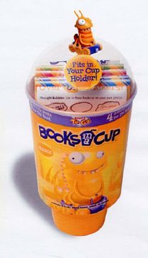 Books in a Cup: Orange