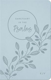 KJV, Sanctuary in the Psalms: Promise Book, Leathersoft, Blue