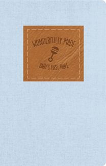KJV, Wonderfully Made New Testament and   Psalms: Baby Boy's First Bible, Flexcover, Blue