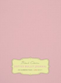 Large 8.5 X 11 Dotted Bullet Journal (Light Pink #18) Hardcover - 245 Numbered Pages