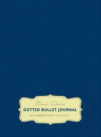 Large 8.5 X 11 Dotted Bullet Journal (Royal Blue #8) Hardcover - 245 Numbered Pages