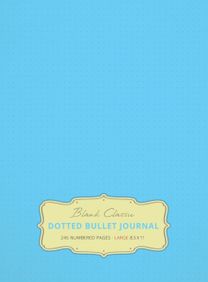 Large 8.5 X 11 Dotted Bullet Journal (Sky Blue #10) Hardcover - 245 Numbered Pages