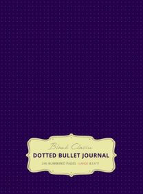 Large 8.5 X 11 Dotted Bullet Journal (Eggplant #11) Hardcover - 245 Numbered Pages