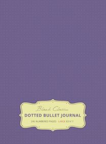 Large 8.5 X 11 Dotted Bullet Journal (Lavender #12) Hardcover - 245 Numbered Pages