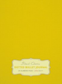 Large 8.5 X 11 Dotted Bullet Journal (Banana #5) Hardcover - 245 Numbered Pages