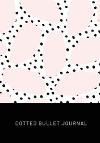 Pink Spots with Black Polka Dots - Dotted Bullet Journal