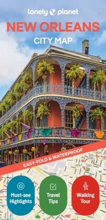 Lonely Planet New Orleans City Map Lonely Planet New Orleans City Map